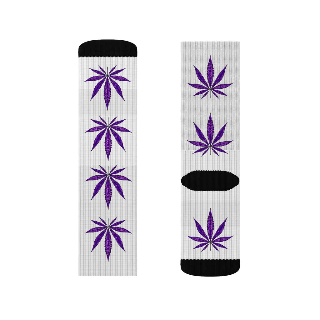 Purple Haze Weed Socks