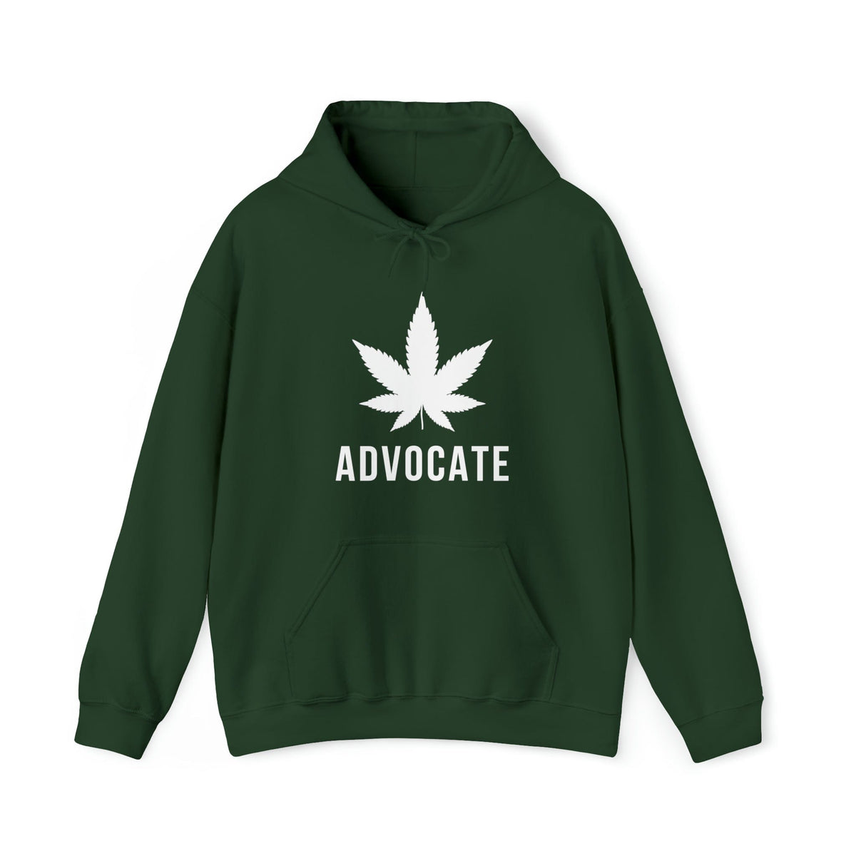 Bold Cannabis Advocate Marijuana Leaf Weed Hoodie