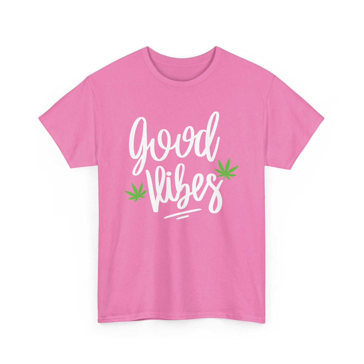 Good Vibes Marijuana Leaf T-Shirt