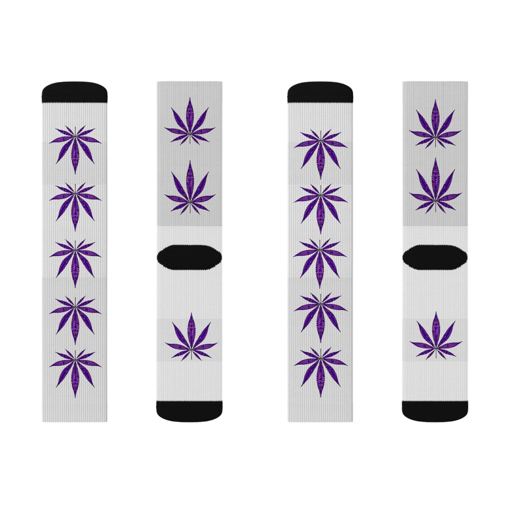 Purple Haze Weed Socks