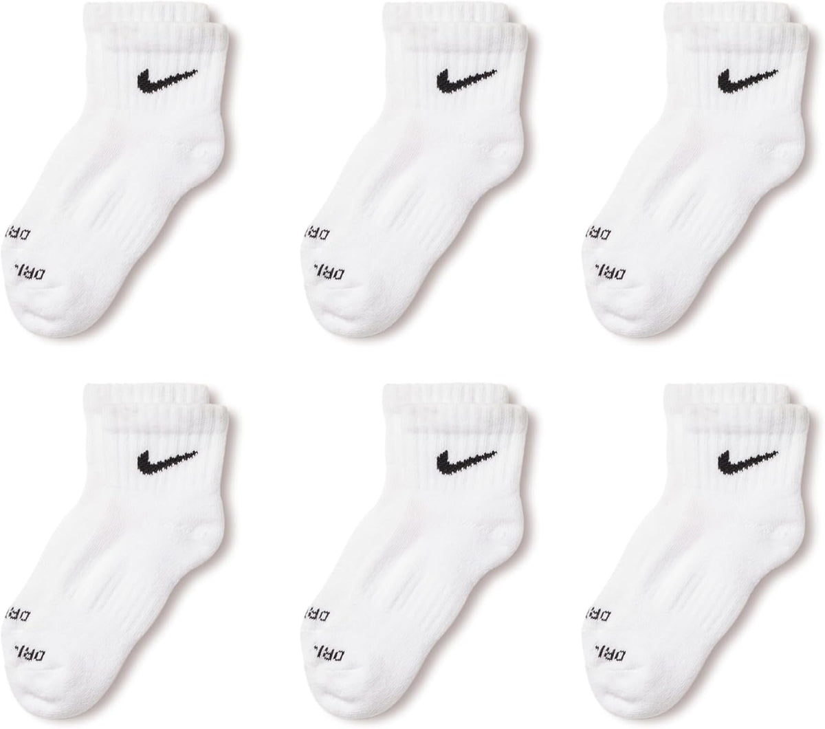 Nike Kids' 6-Pack Performance Socks