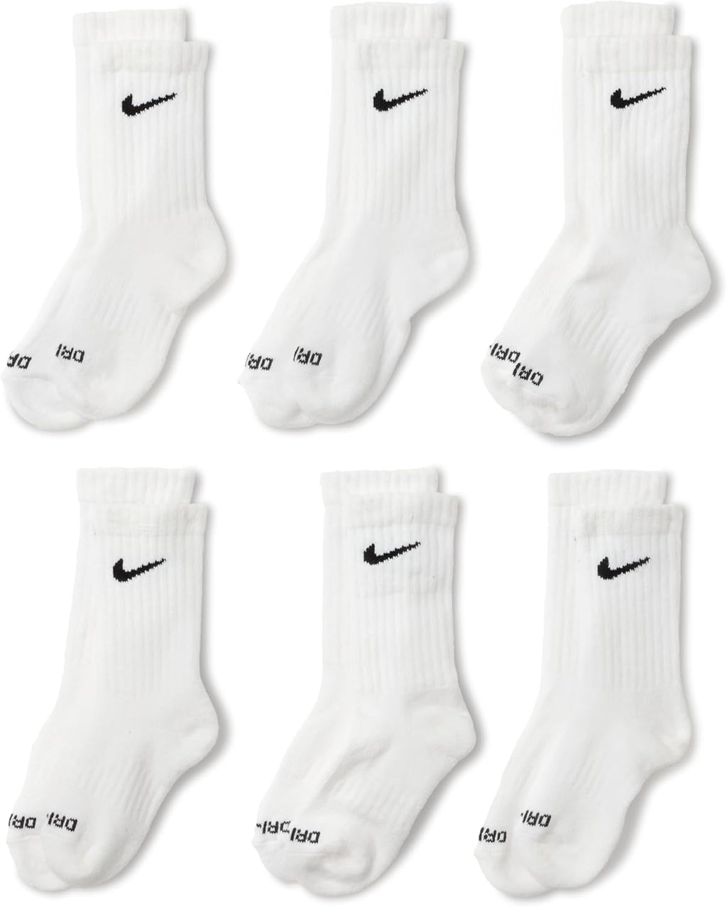 Nike Kids' 6-Pack Performance Socks