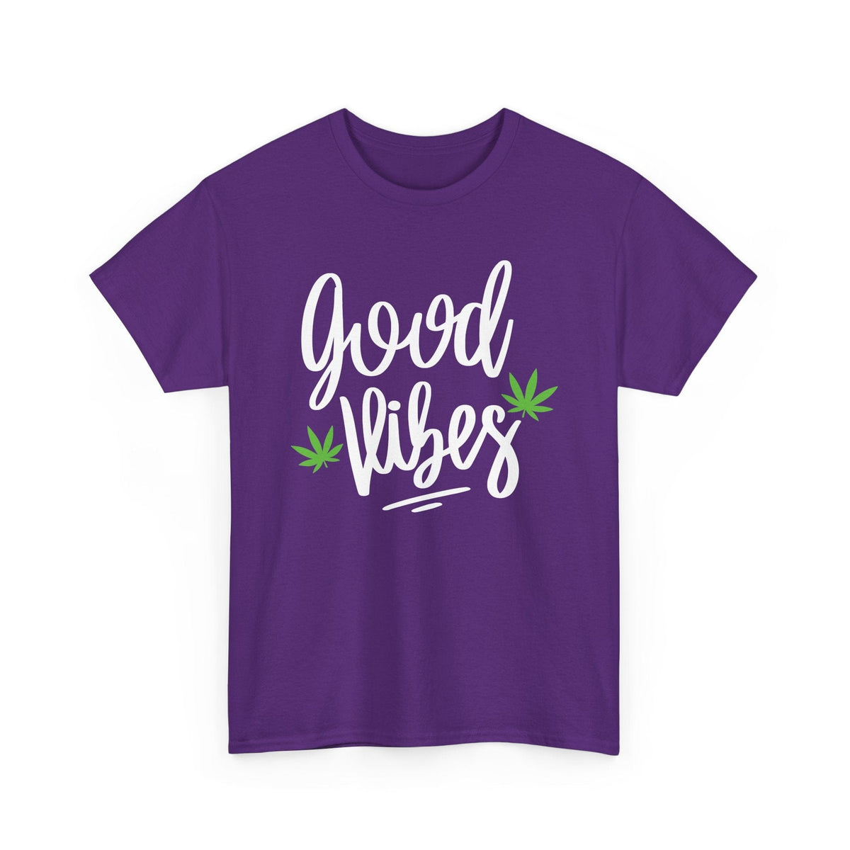 Good Vibes Marijuana Leaf T-Shirt