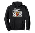 Game Fan Proud Football Mom Sports Lover Hoodie - Graphic Print Men Women