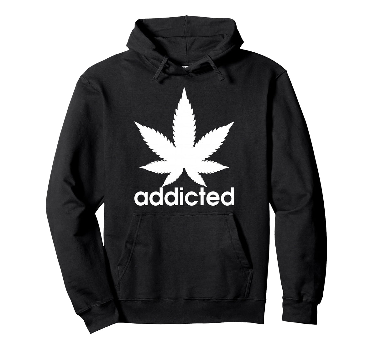Weed Marijuana Addicted 420 Day Weed Hoodie - Minimalist Print Men Women