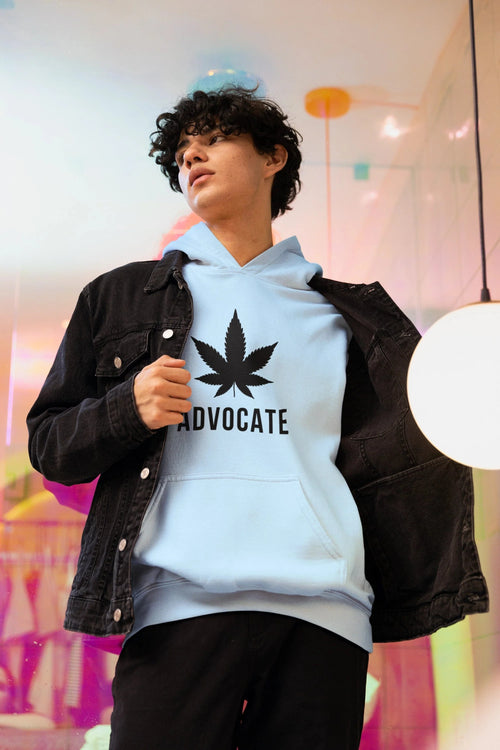 Bold Cannabis Advocate Marijuana Leaf Weed Hoodie
