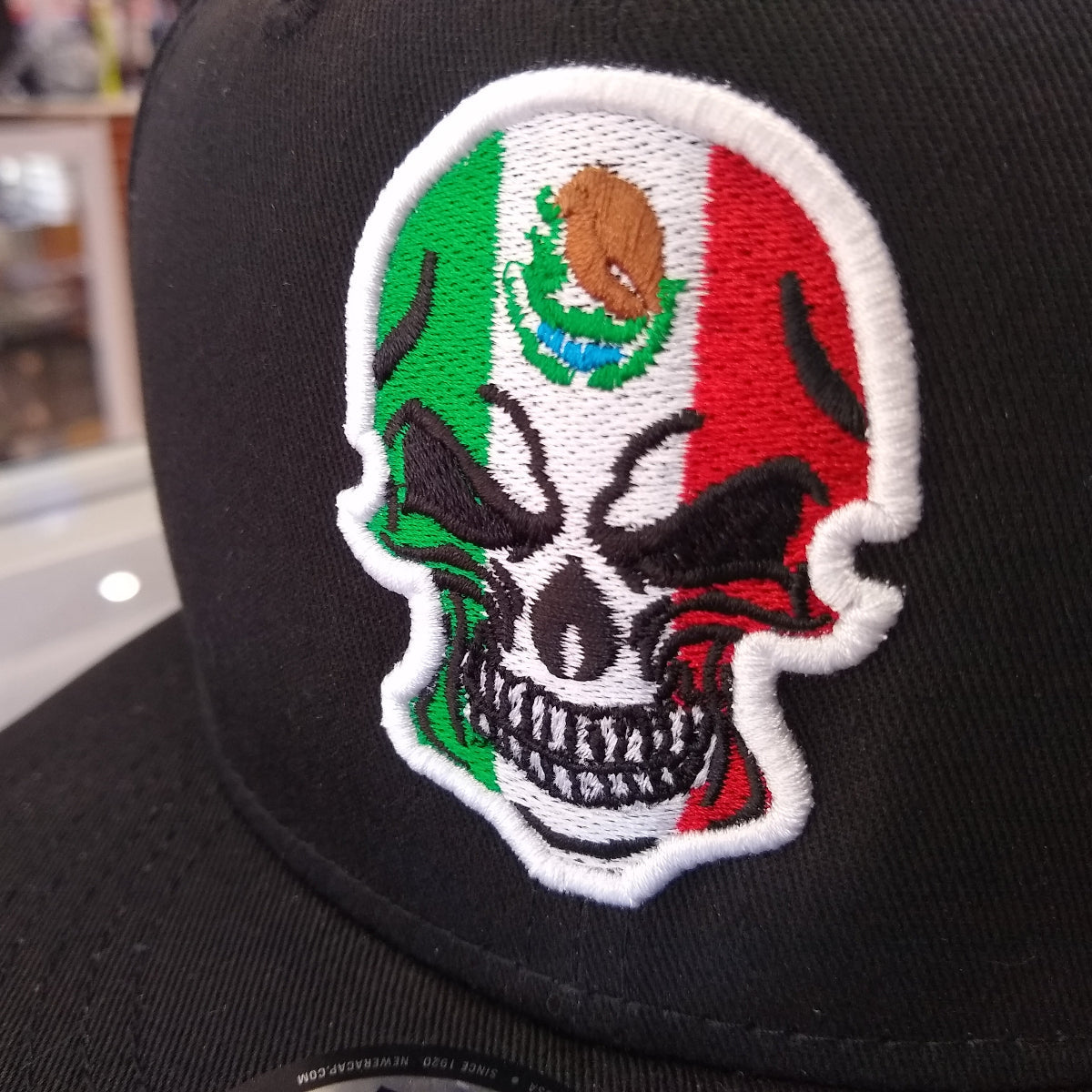 Mexico Embroidered Skull New Era hat