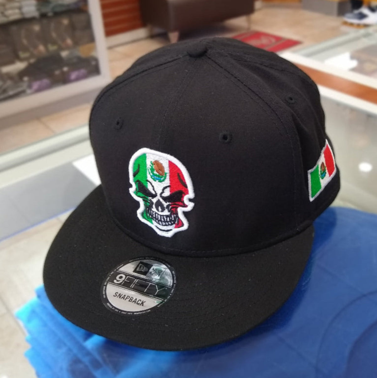 Mexico Embroidered Skull New Era hat