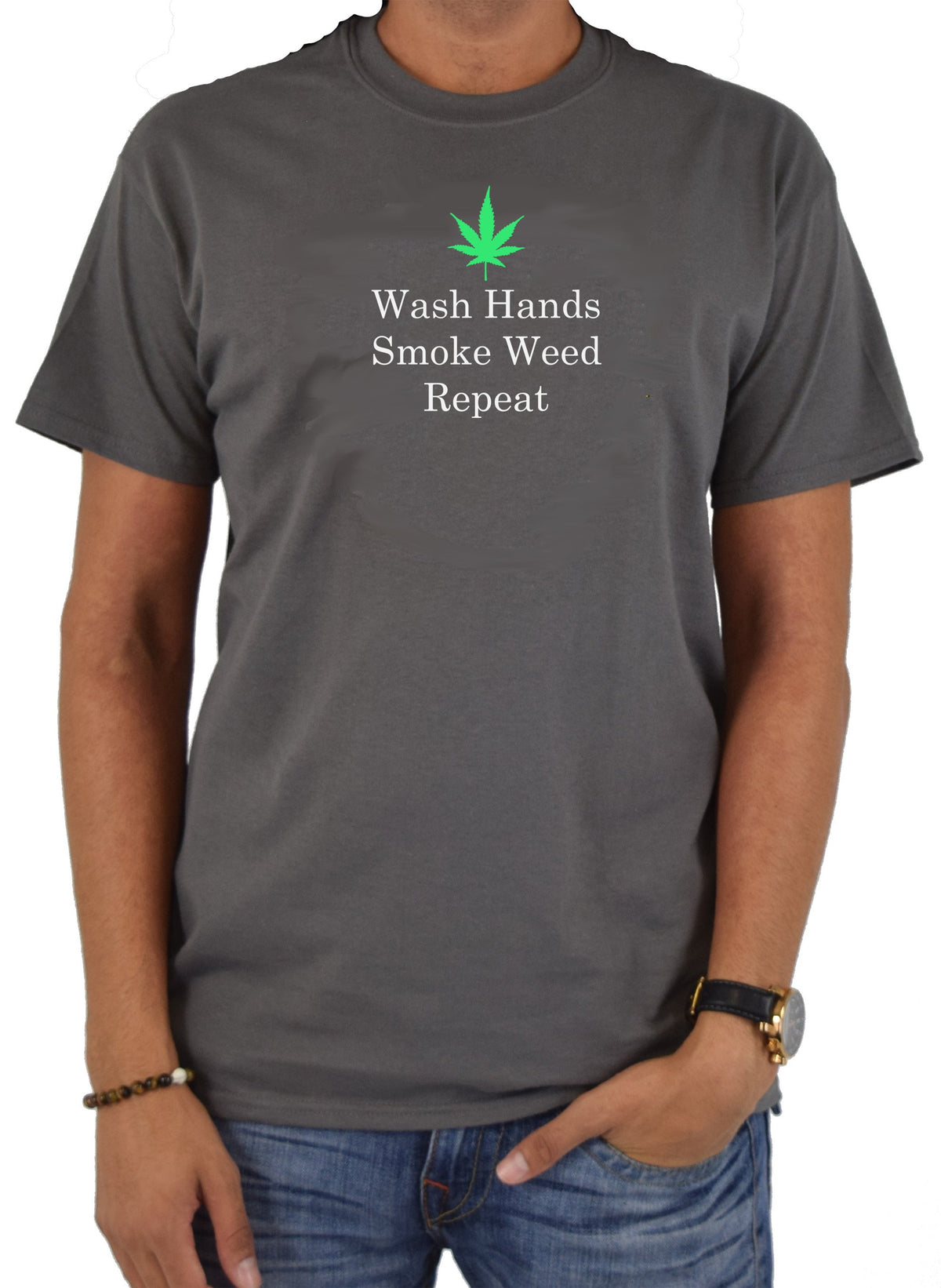 Wash Hands Smoke Weed Repeat T-Shirt