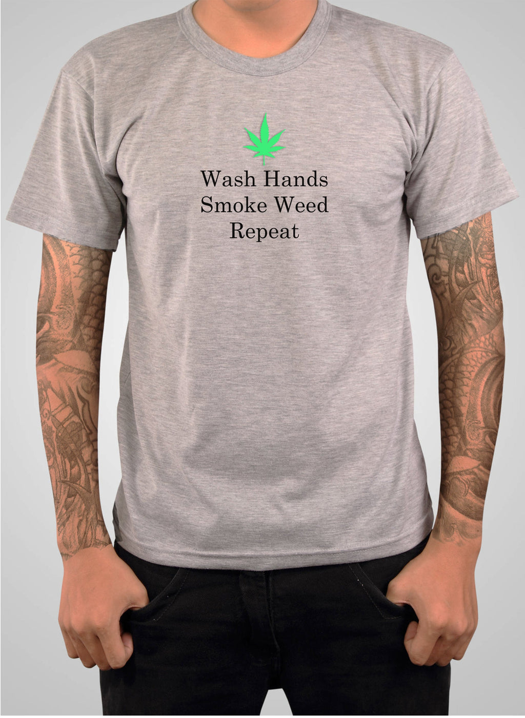 Wash Hands Smoke Weed Repeat T-Shirt