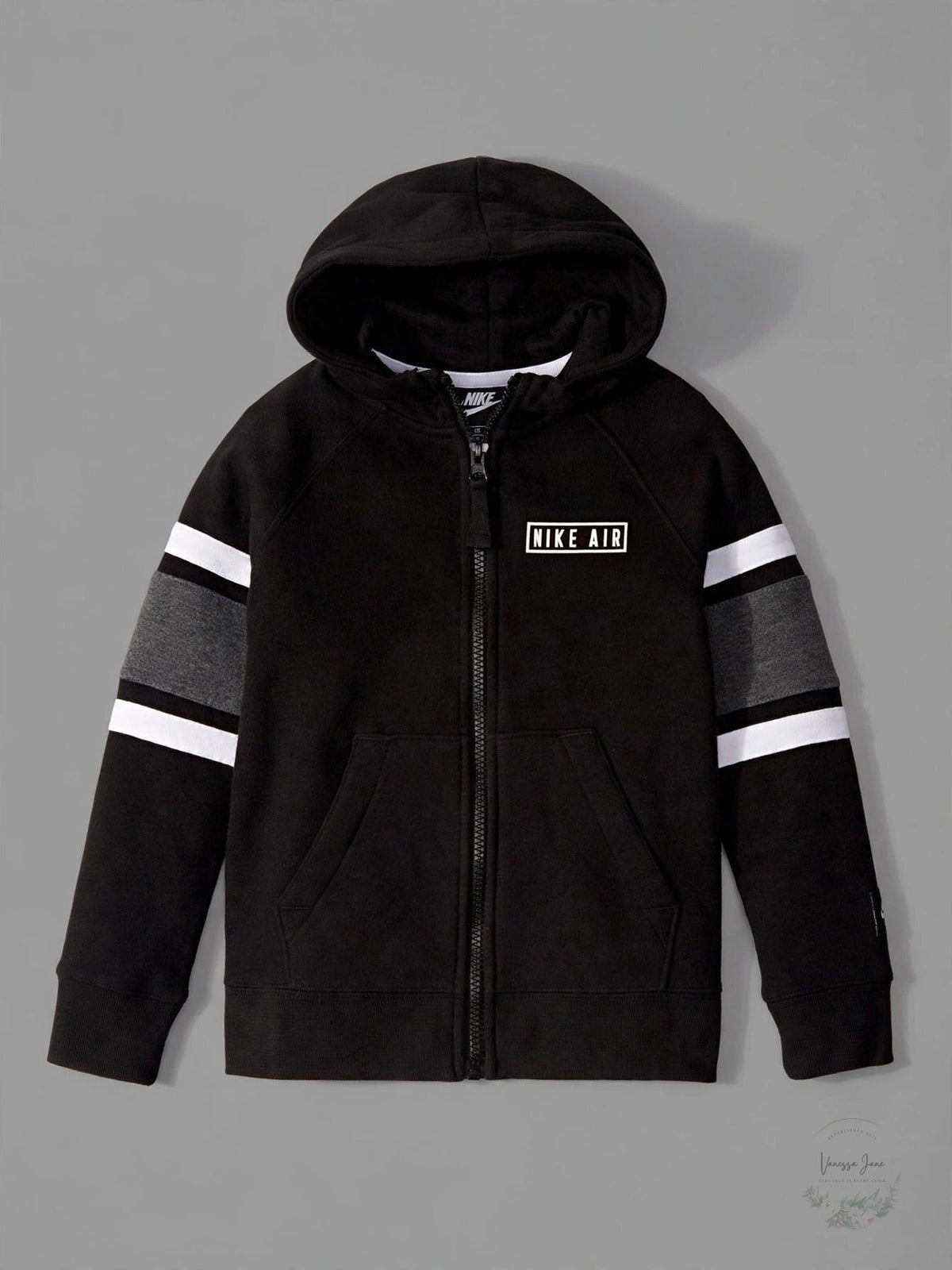 Nike Air Boys Full-Zip Hoodie Sweatshirt, XS