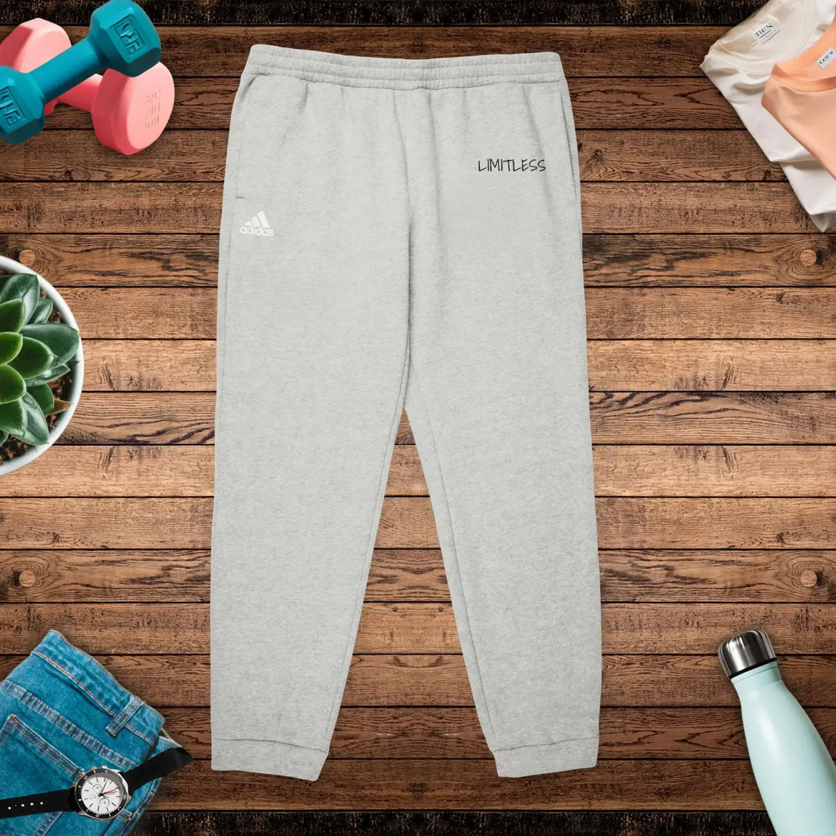 DipaliZ Adidas Unisex Fleece Joggers Cotton Blend