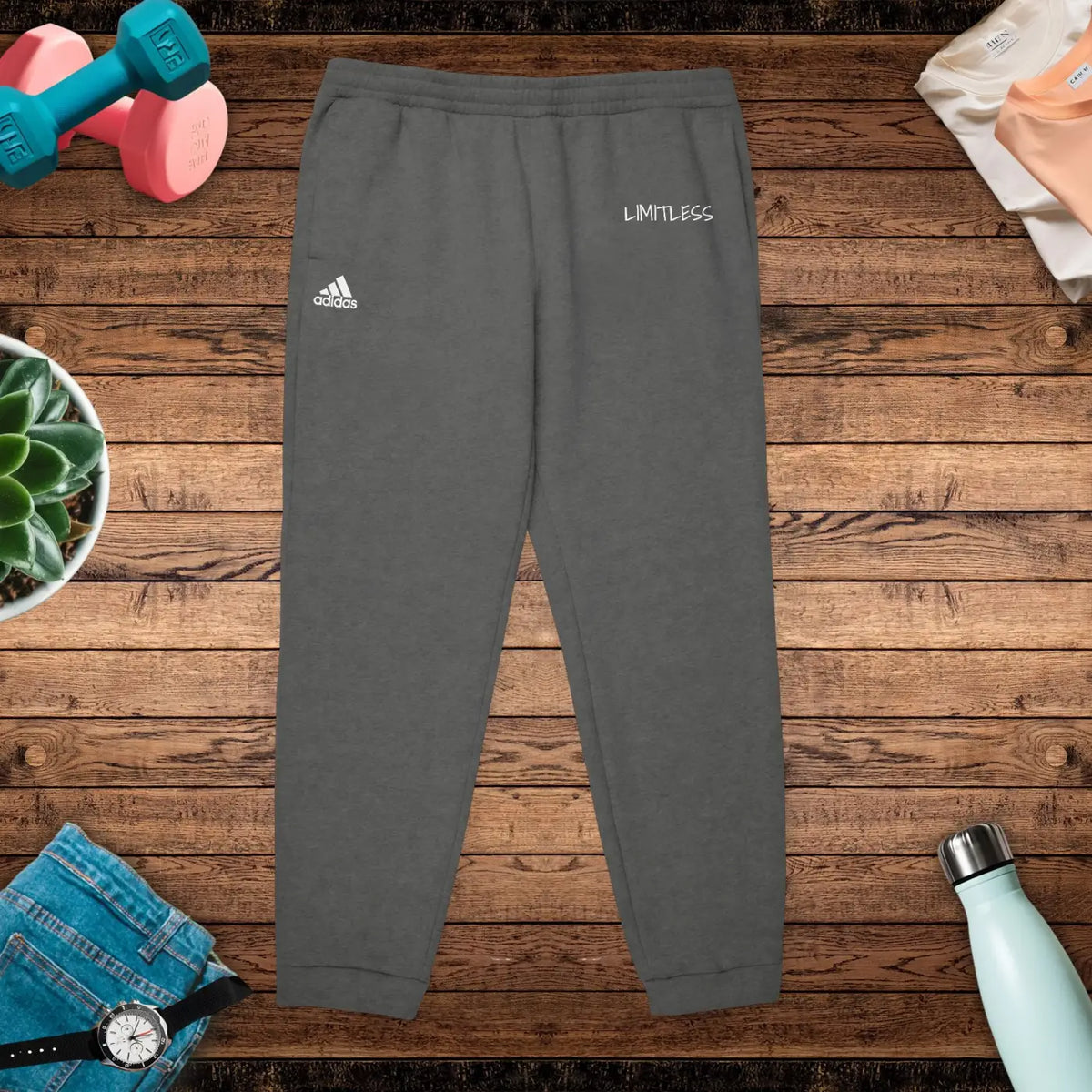 DipaliZ Adidas Unisex Fleece Joggers Cotton Blend