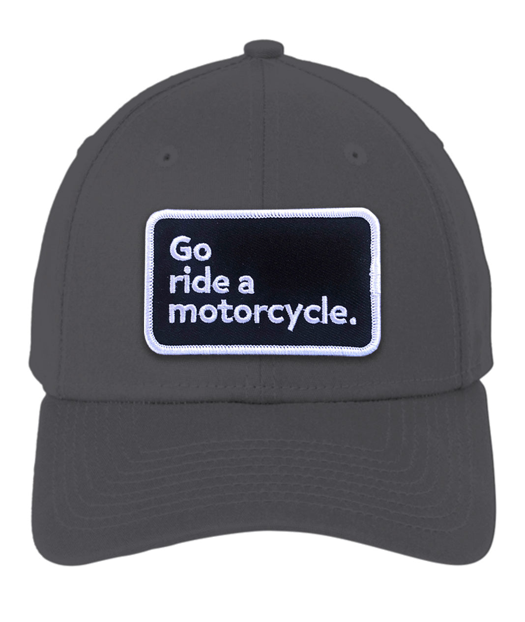 'Go ride a motorcycle' New Era Stretch Cotton Cap
