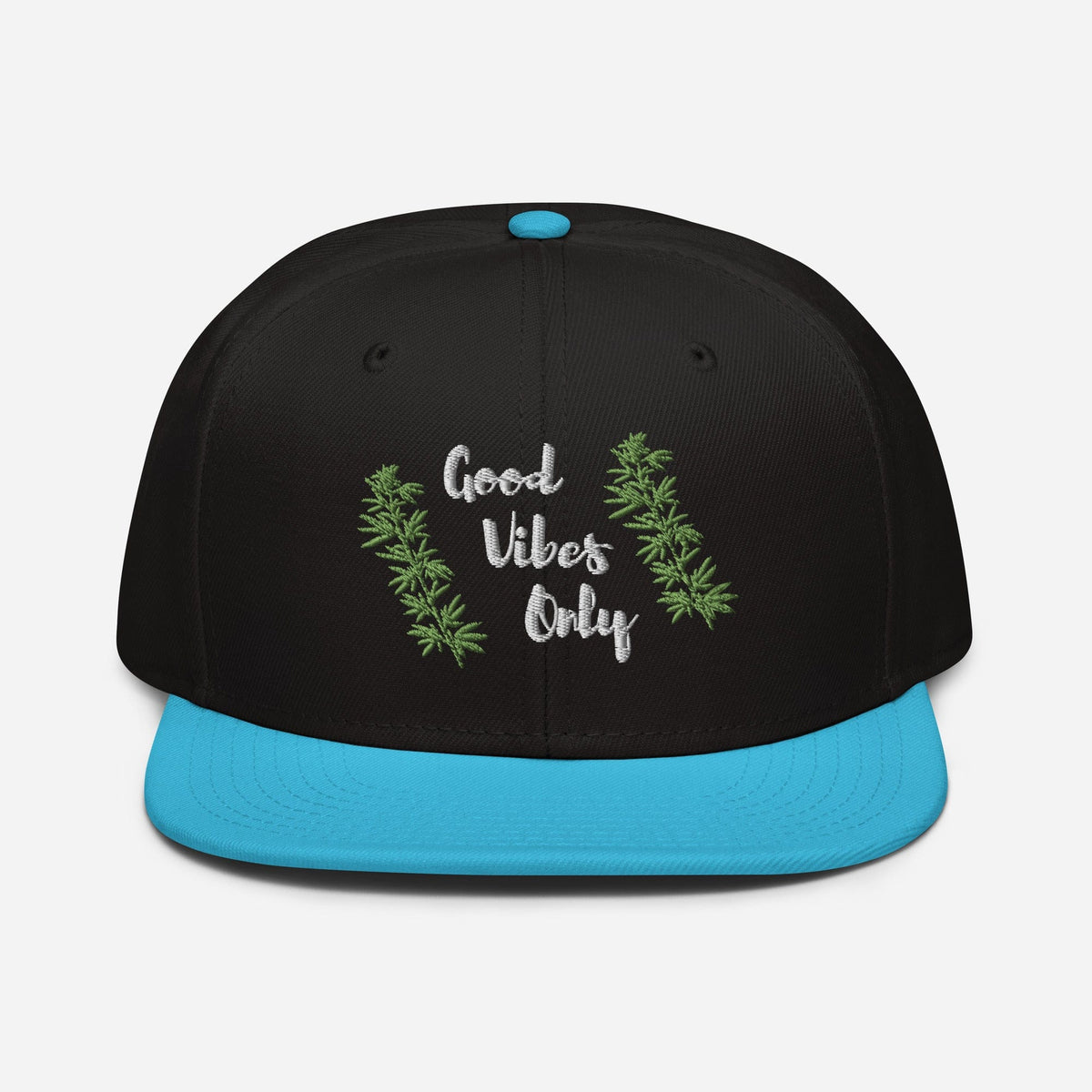 Good Vibes Only Cannabis Snapback Hat