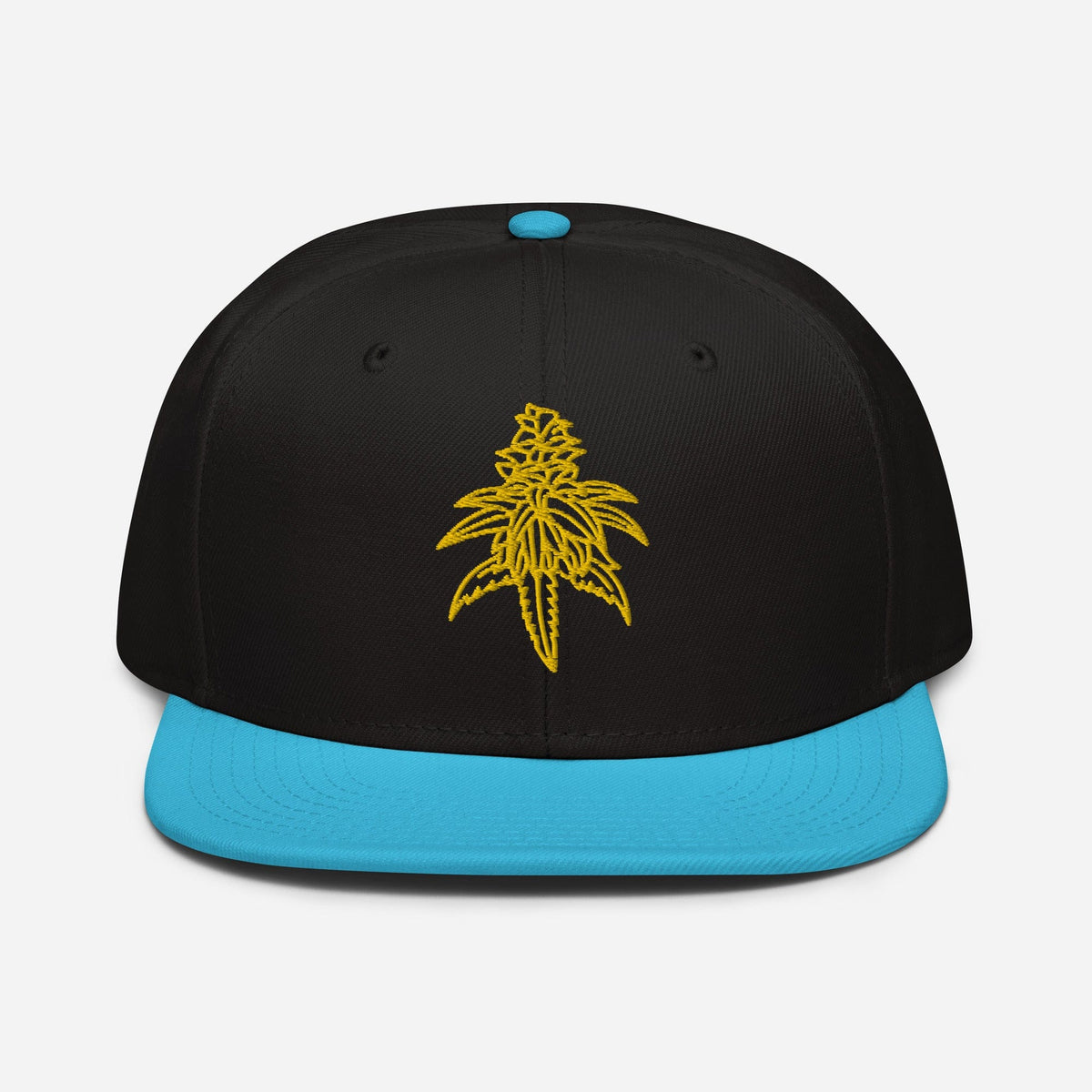 Golden Goat Cannabis Snapback Hat
