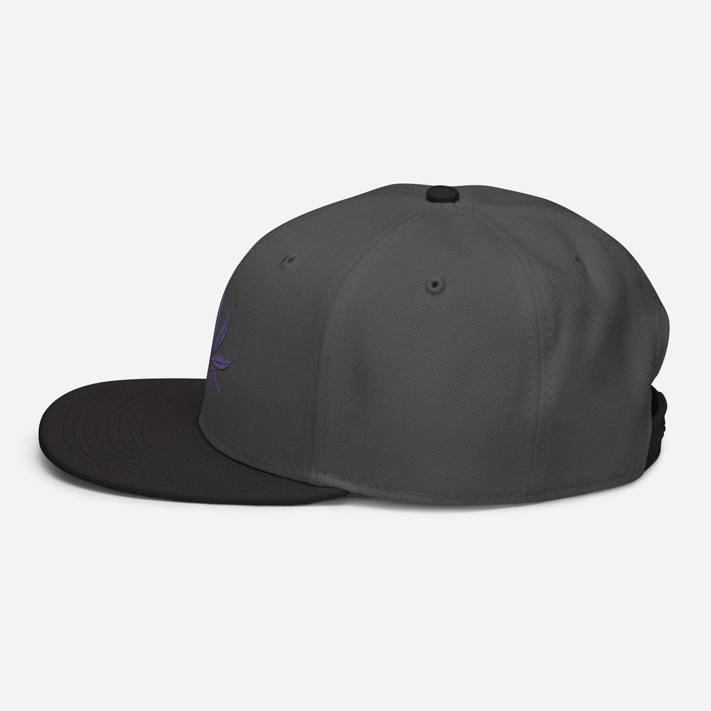 Purple Haze Marijuana Snapback Hat