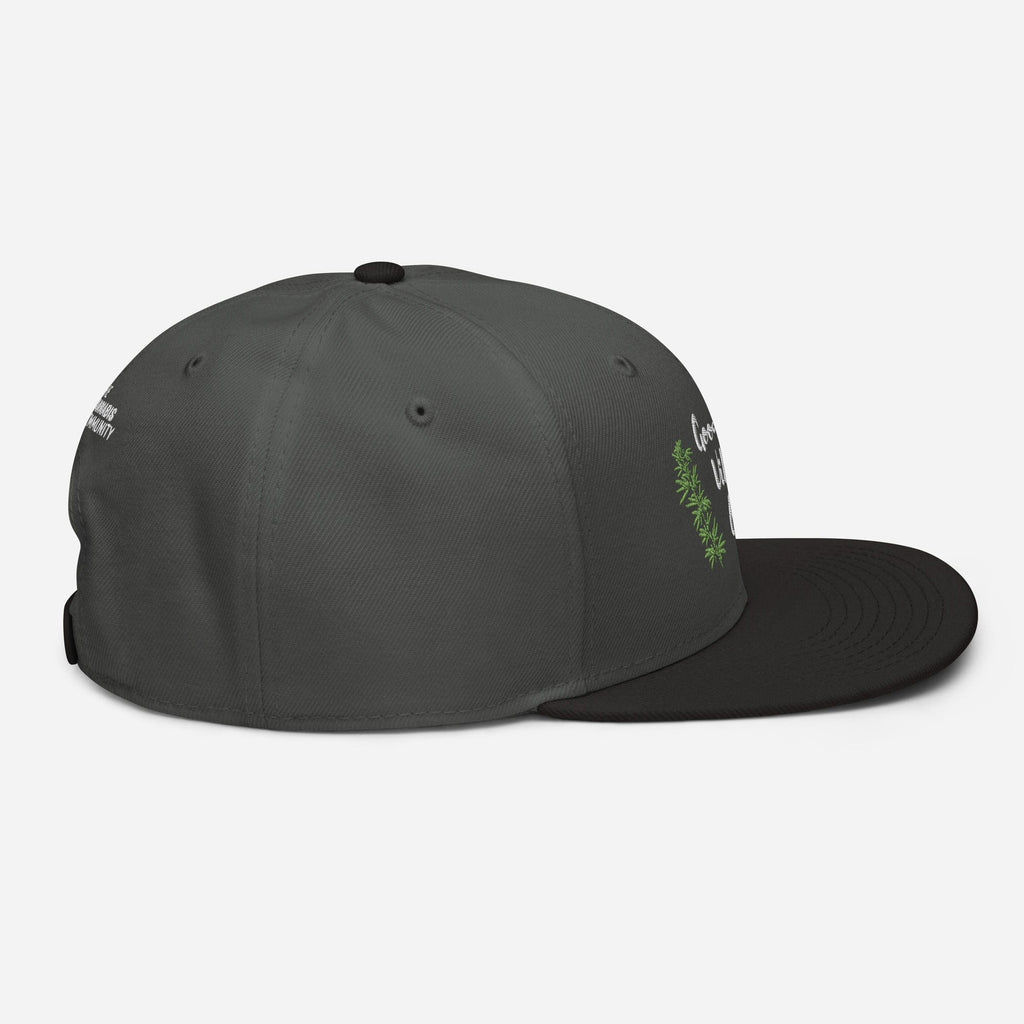 Good Vibes Only Cannabis Snapback Hat