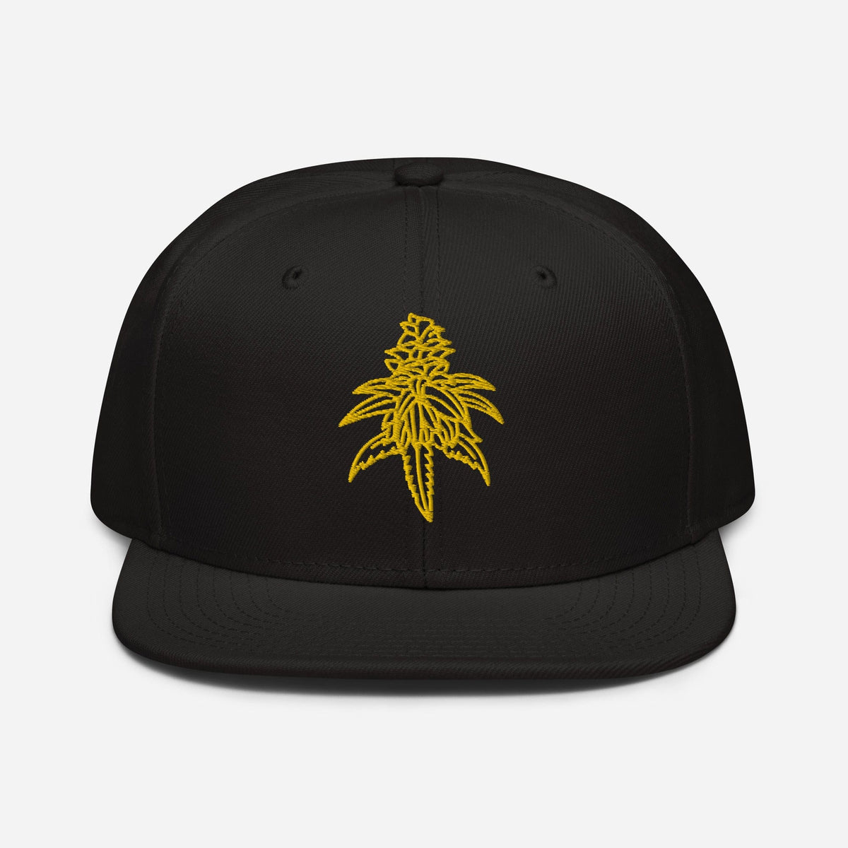 Golden Goat Cannabis Snapback Hat