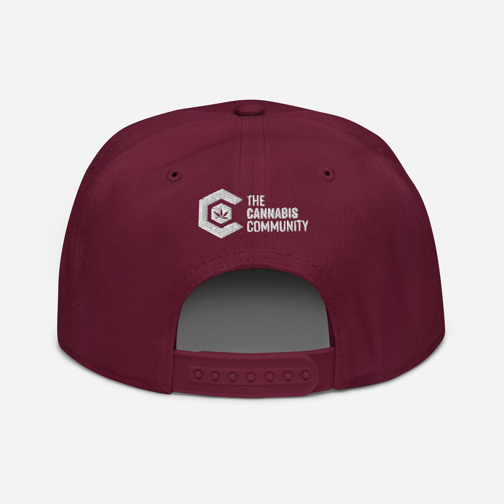 Good Vibes Only Cannabis Snapback Hat