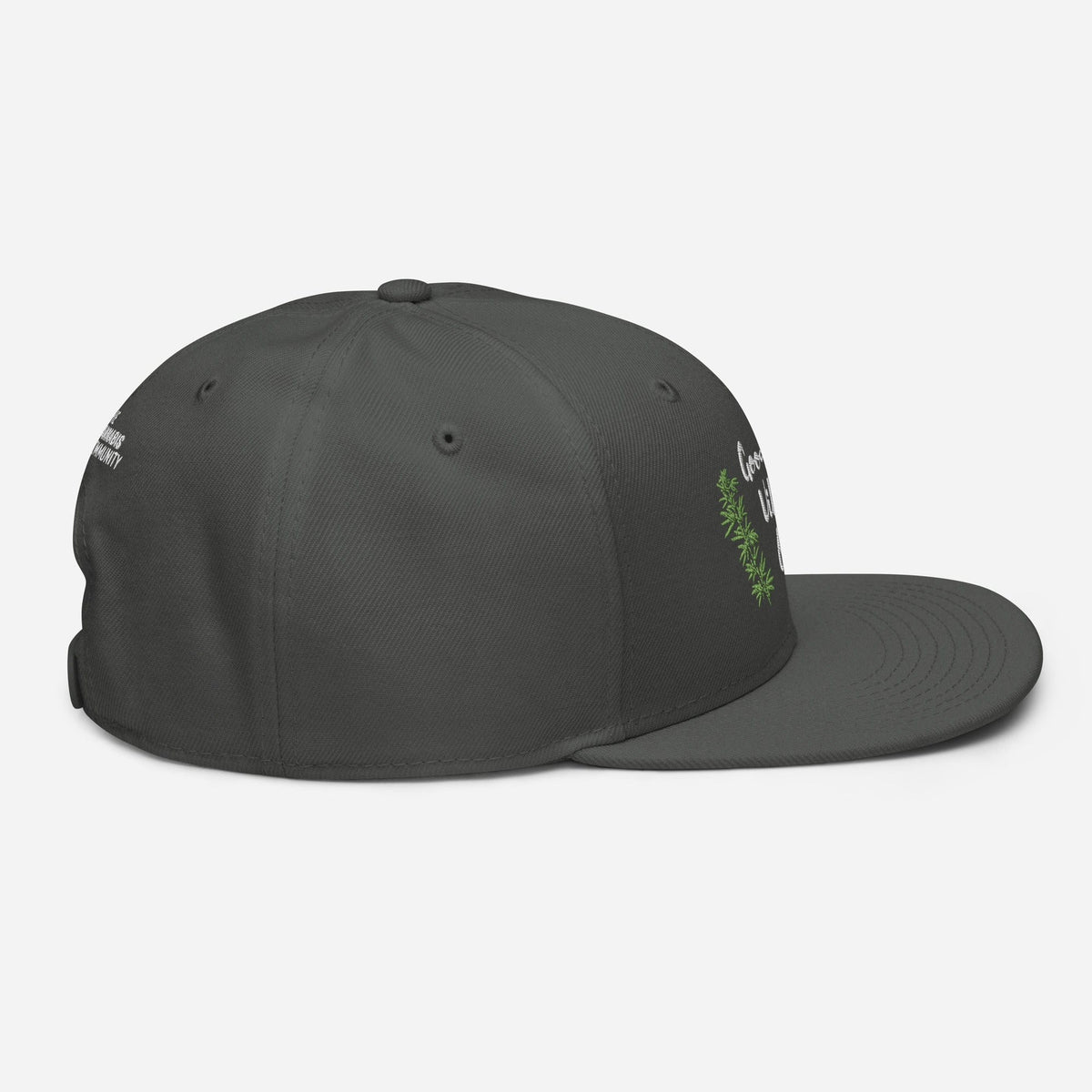 Good Vibes Only Cannabis Snapback Hat