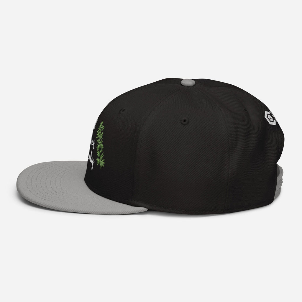 Good Vibes Only Cannabis Snapback Hat