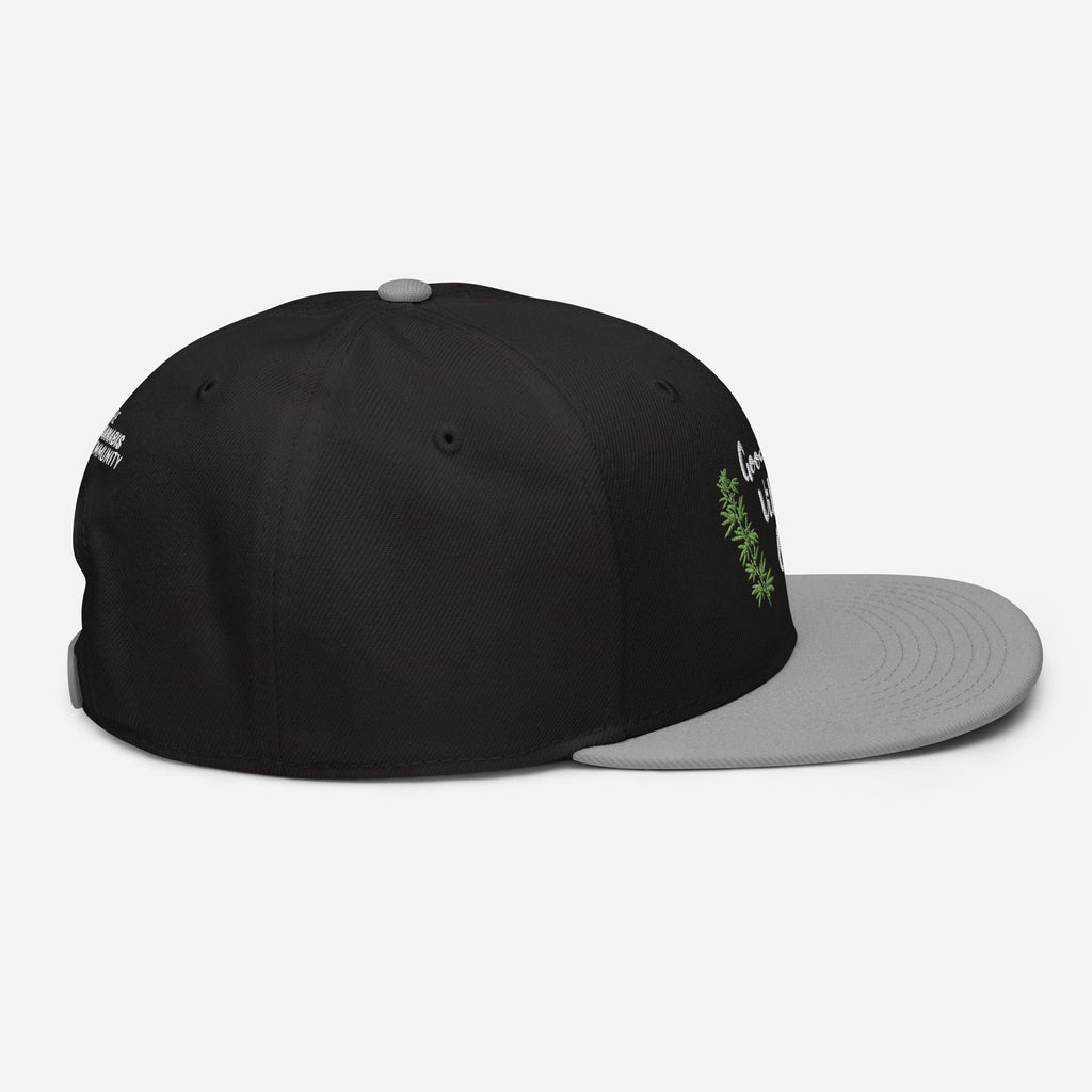 Good Vibes Only Cannabis Snapback Hat