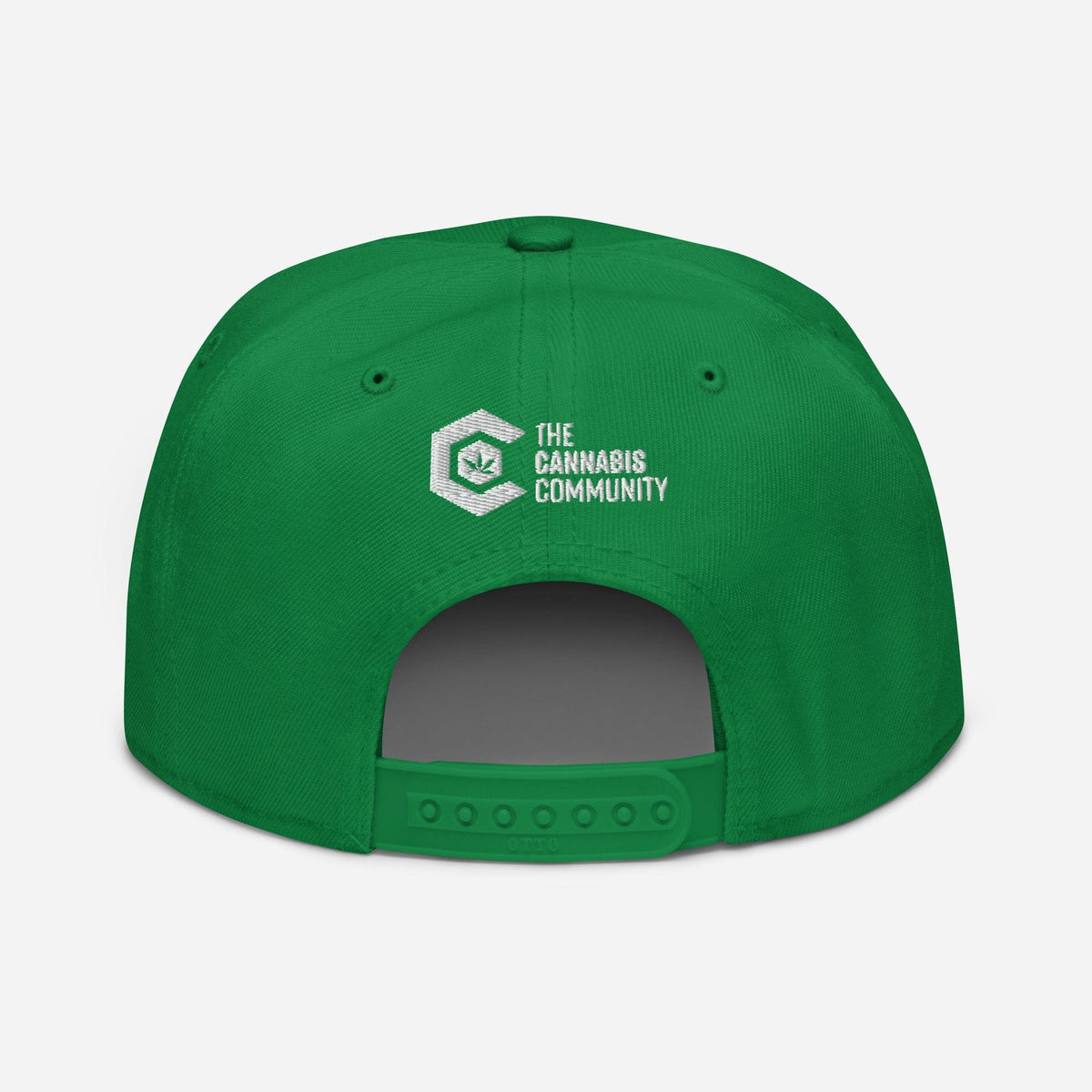 Elegant Advocate Cannabis Leaf Snapback Hat