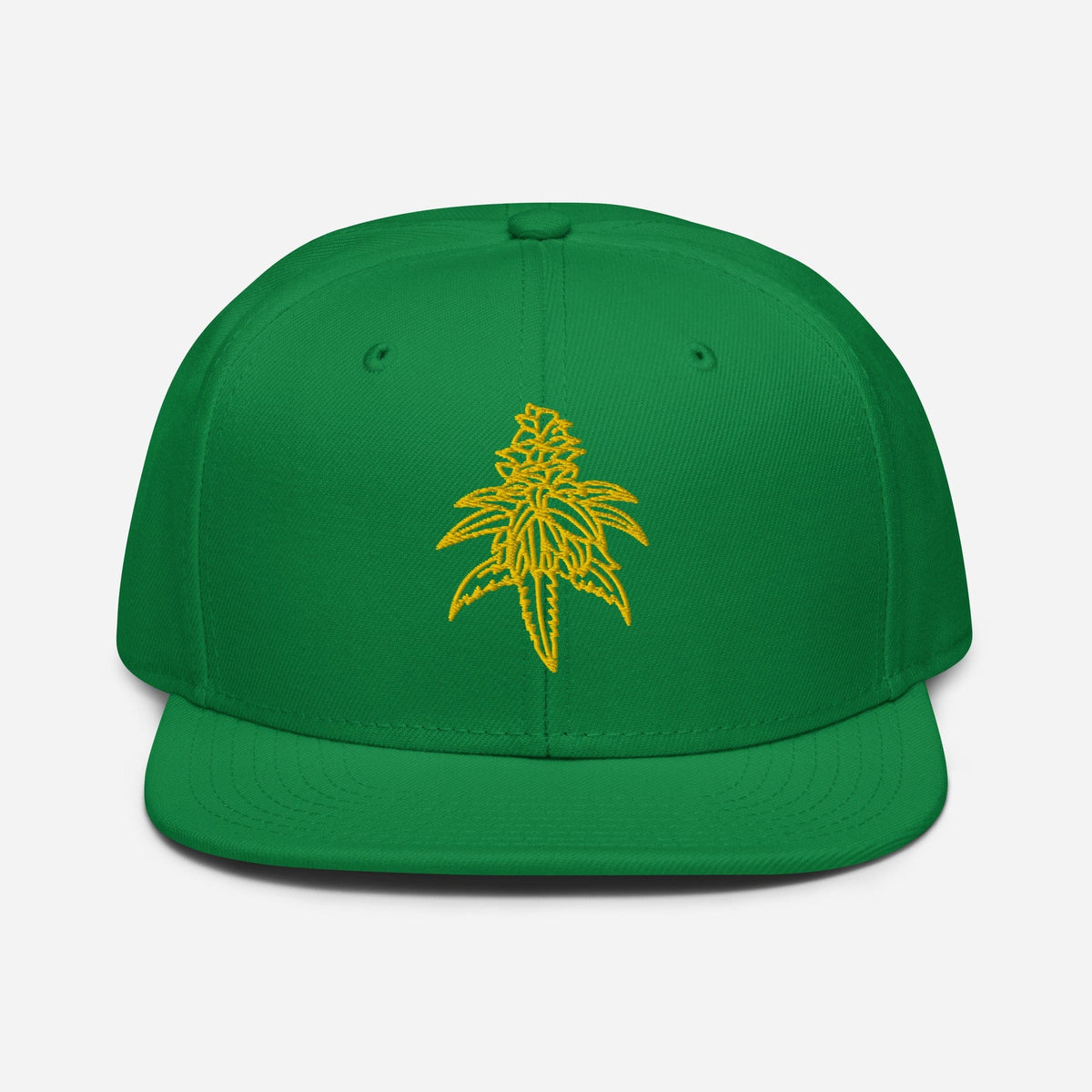 Golden Goat Cannabis Snapback Hat