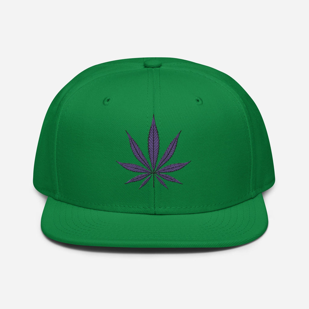 Purple Haze Marijuana Snapback Hat
