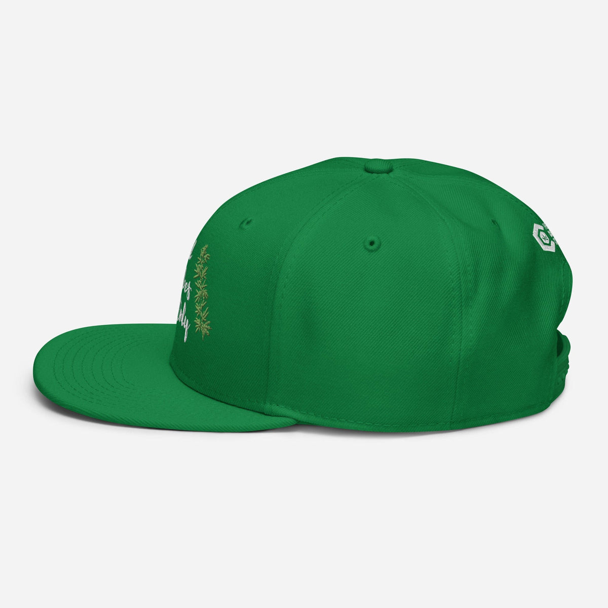 Good Vibes Only Cannabis Snapback Hat