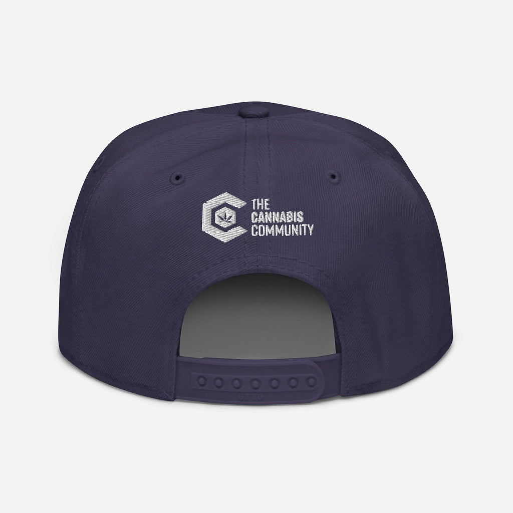 Golden Goat Cannabis Snapback Hat