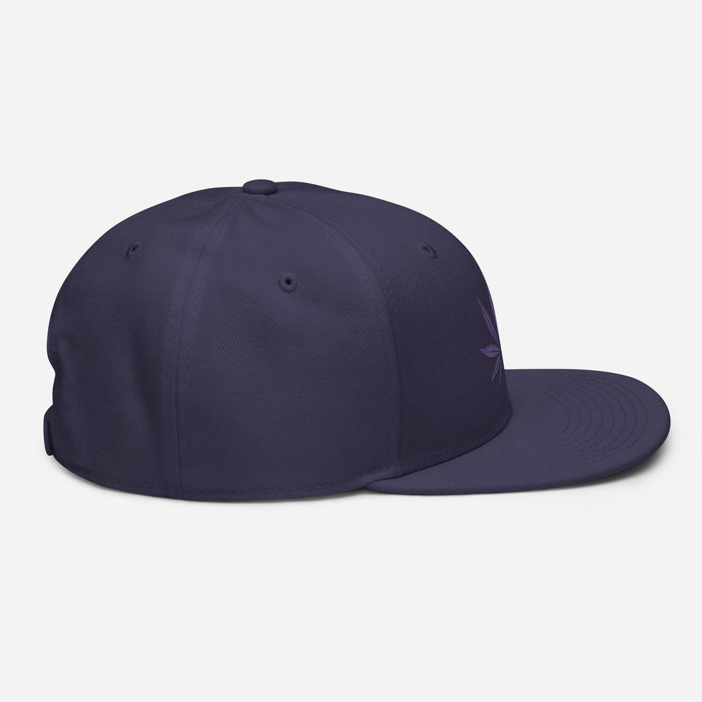 Purple Haze Marijuana Snapback Hat