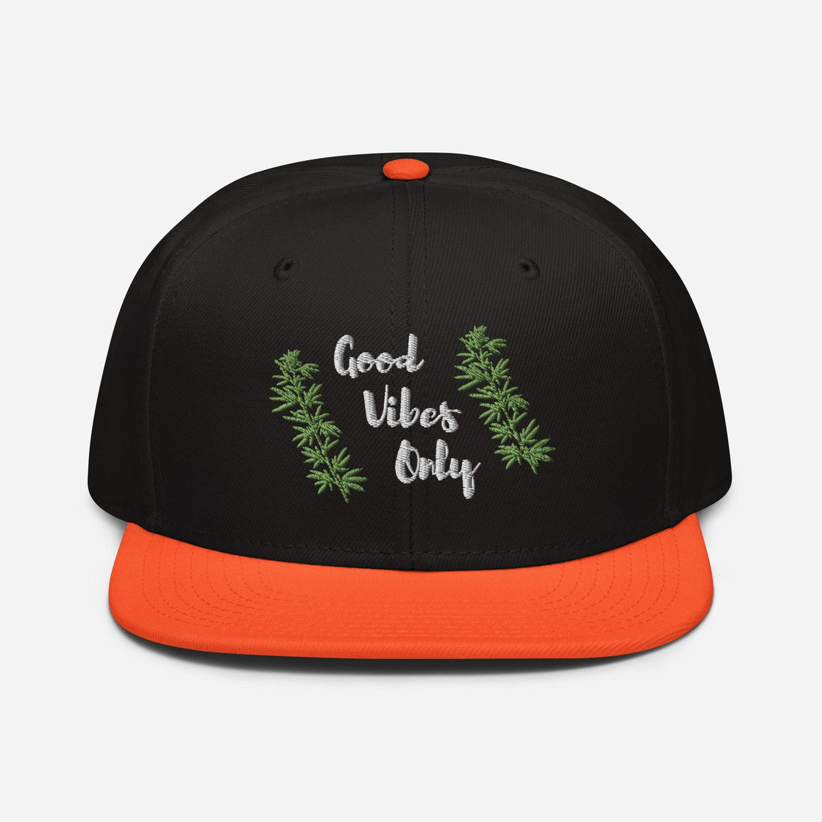 Good Vibes Only Cannabis Snapback Hat