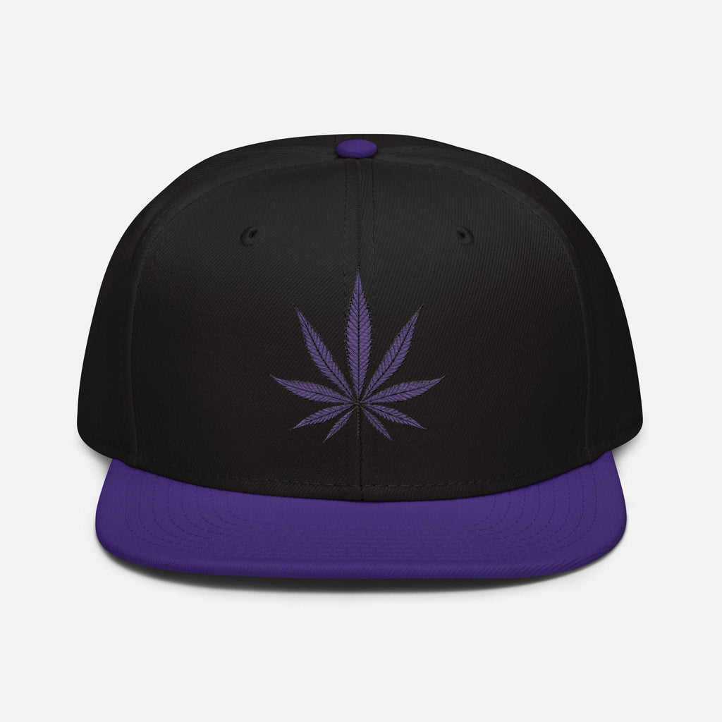 Purple Haze Marijuana Snapback Hat