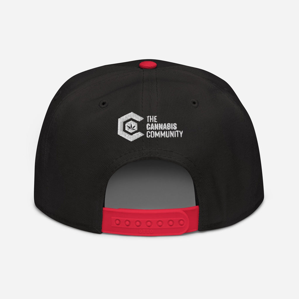 Elegant Advocate Cannabis Leaf Snapback Hat