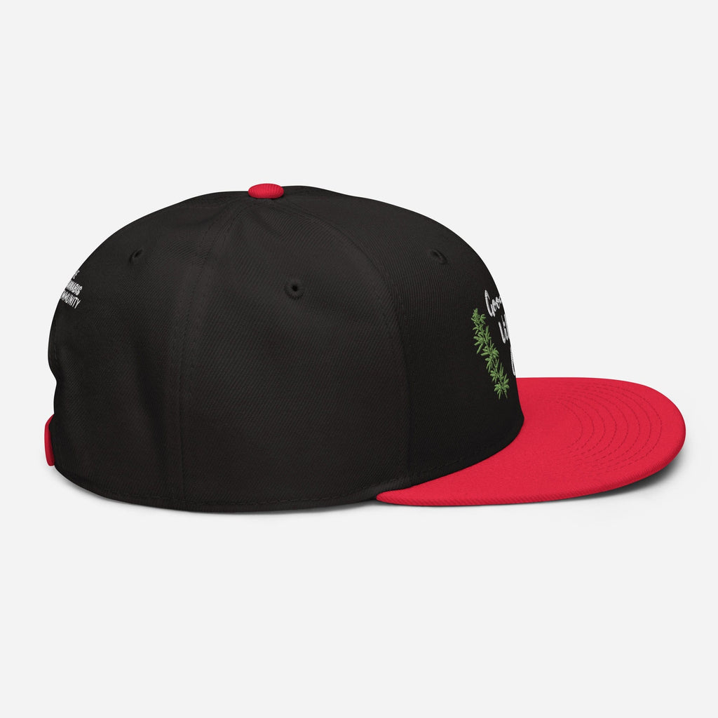 Good Vibes Only Cannabis Snapback Hat