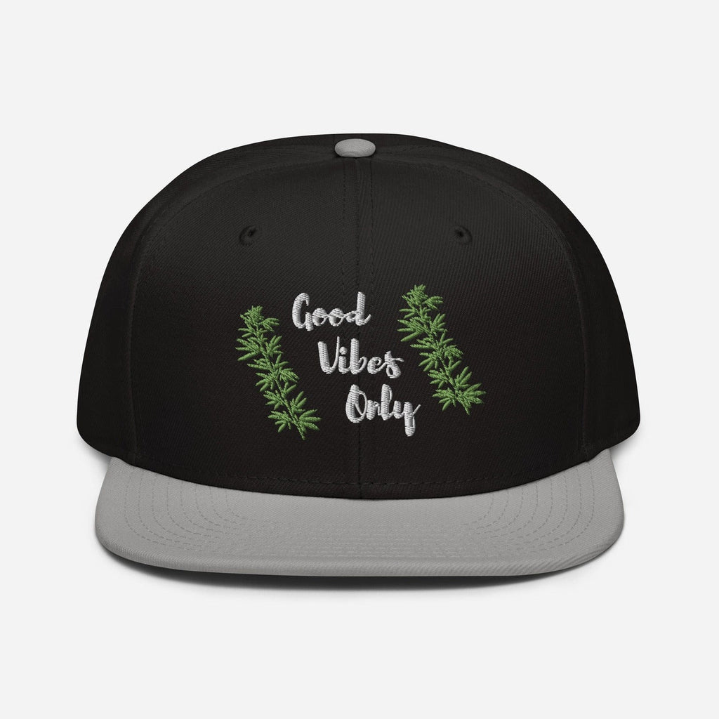 Good Vibes Only Cannabis Snapback Hat