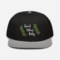 Good Vibes Only Cannabis Snapback Hat